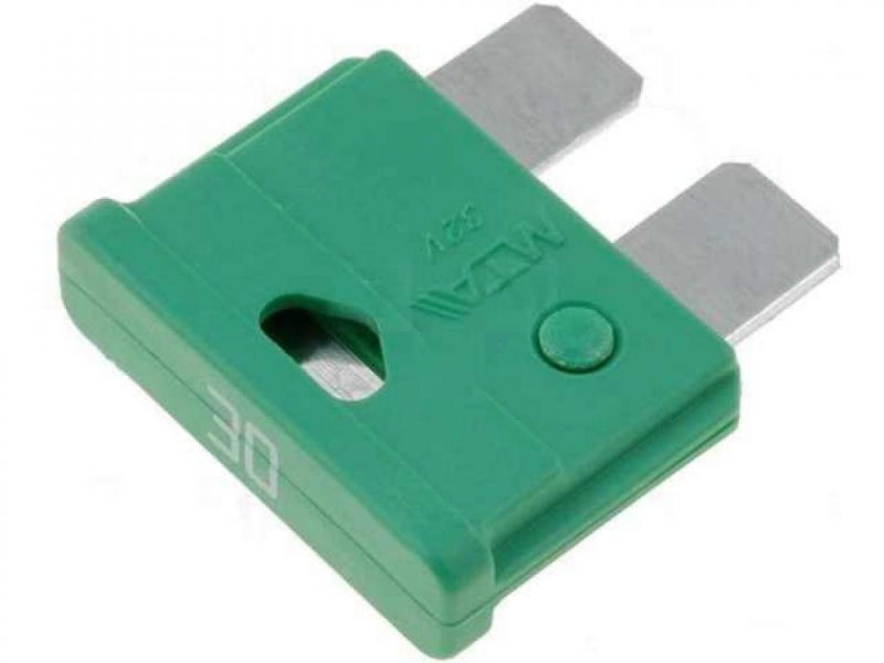 Automotive fuse, 30A 32V, 19mm