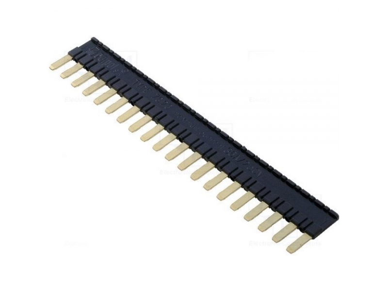 Comb connector ZG20 / 2 black