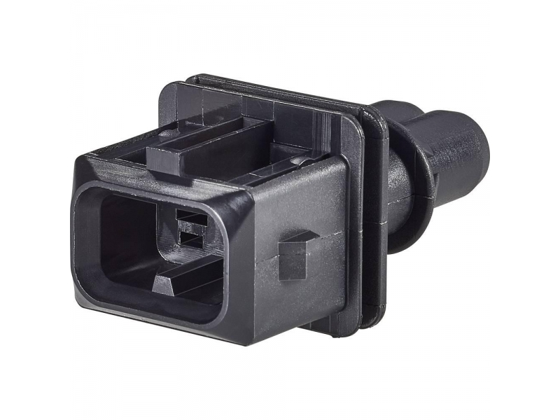 Connector housing, plug, 2 ways, 5 mm