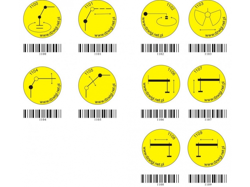 Convex pictogram - 1st arm