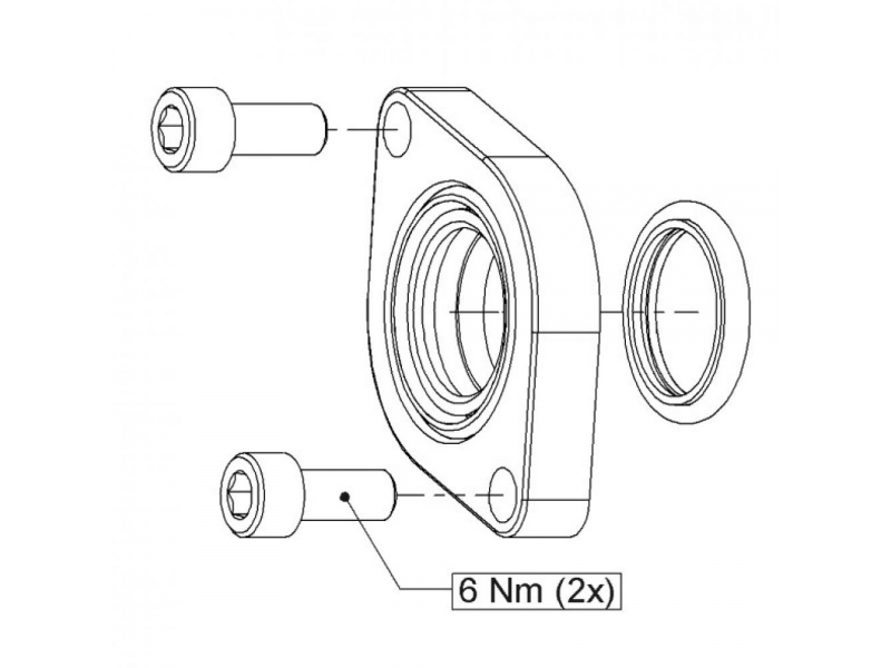 Distributor console Nordhydraulic RS270 type M2 without ear