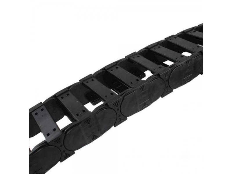 Energy chain - Series E4.21 (Crossbars on each link, removable along both radii)