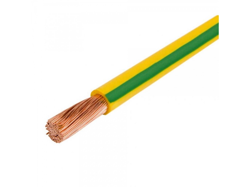 Installation cable H05V-K (LgY) 0.75 yellow-green