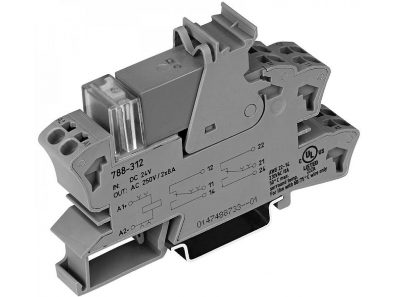 Interface relay 2P 16A 24V DC RT-2 AgNi