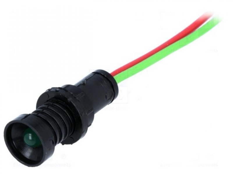 LED 12V-24V green indicator