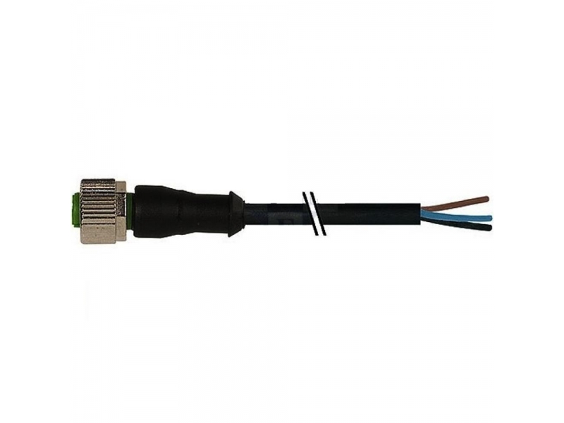 Sensor cable M12, 4-pin straight, 2 m